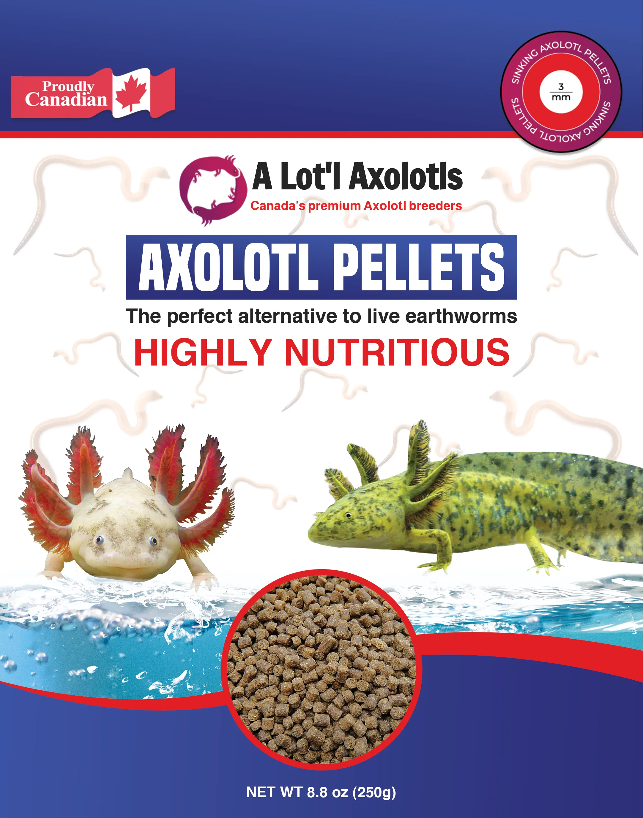 Axolotl Pellets