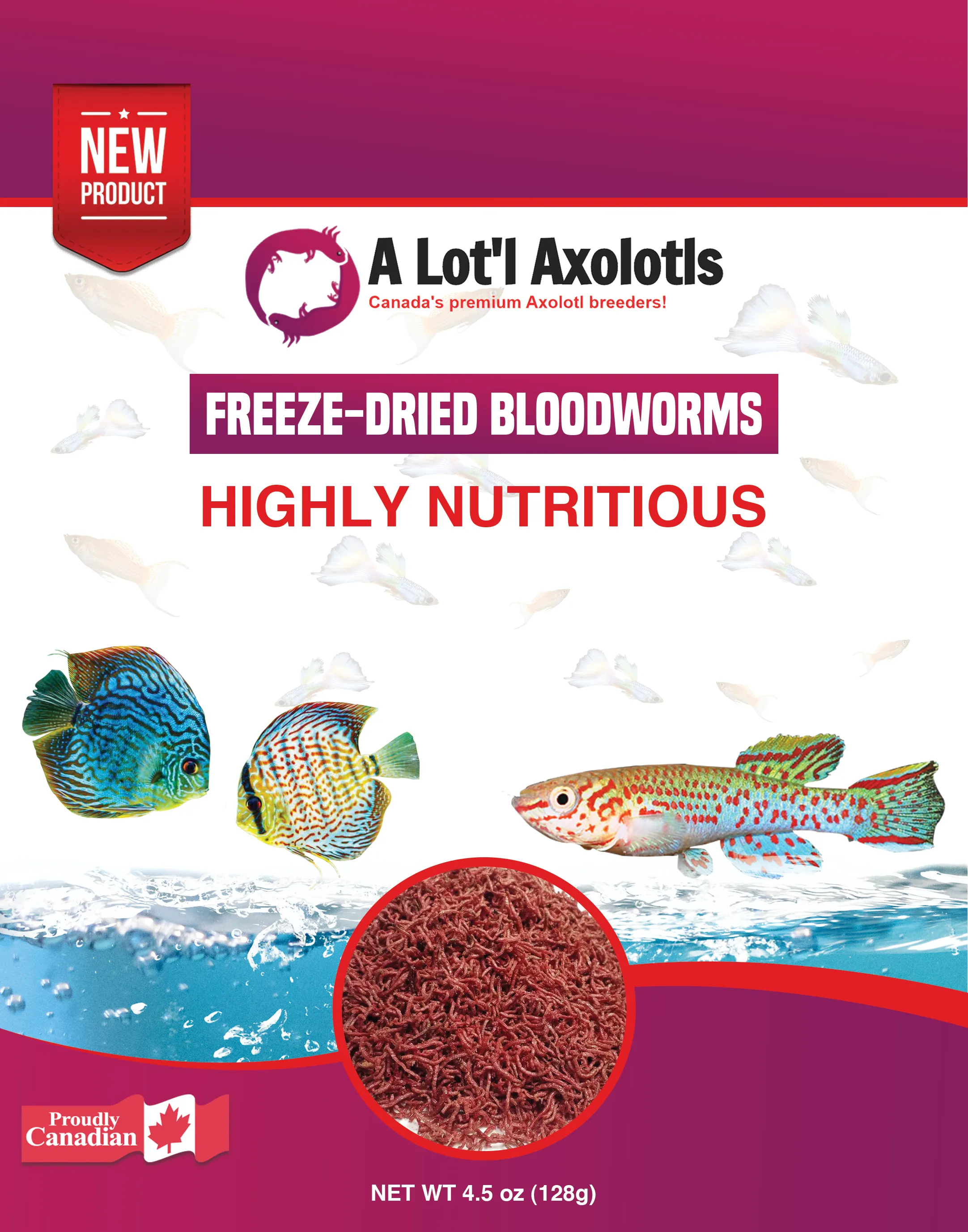 Freeze-Dried Bloodworms