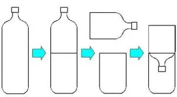 Brine shrimp hatchery bottle, alternate view